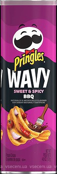 Pringles Wavy Sweet Tangy Bbq