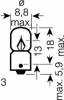 Фото Osram Original BA9s 12V 2W (3796)