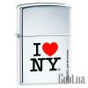 Фото Zippo 250 High Polish Chrome I Love NY (24799)