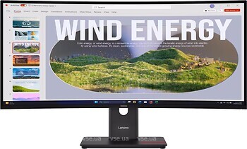 Фото Lenovo ThinkVision T34wd-40 (64AEGAT1UA)