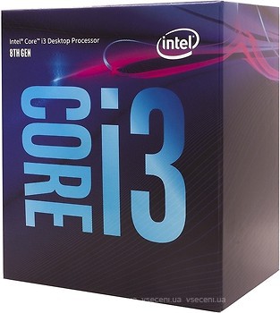 Фото Intel Core i3-8100 Coffee Lake-S 3600Mhz Box (BX80684I38100)