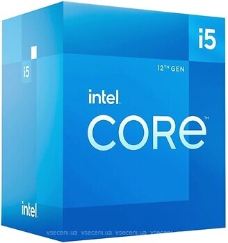 Фото Intel Core i5-12400F Alder Lake 2500Mhz Box (BX8071512400F)