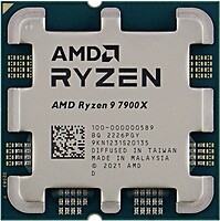 Фото AMD Ryzen 9 7900X Raphael 4700Mhz Tray (100-000000589)