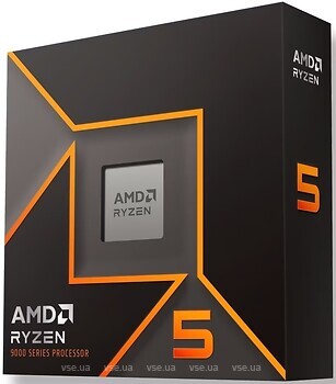 Фото AMD Ryzen 5 9600X Granite Ridge 3900Mhz Box (100-100001405WOF)