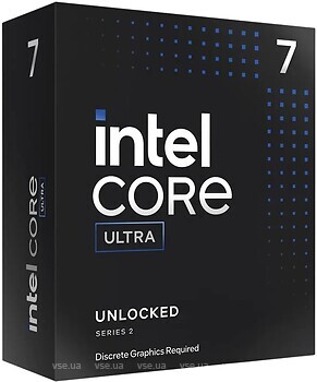 Фото Intel Core Ultra 7 265K Arrow Lake 3300Mhz Box (BX80768265K)