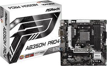 Фото ASRock AB350M Pro4