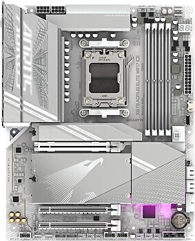 Фото Gigabyte X870 Aorus Elite WIFI7 Ice