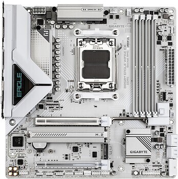 Фото Gigabyte B850M Eagle WIFI6E Ice