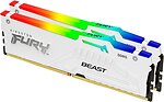 Фото Kingston Fury Beast White RGB XMP KF552C40BWAK2-64