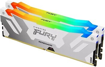 Фото Kingston Fury Renegade Silver/White RGB XMP KF580C38RWAK2-32