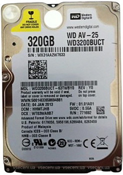 Фото Western Digital AV-25 320 GB (WD3200BUCT)