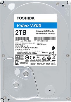 Фото Toshiba Video Streaming V300 2 TB (HDWU120UZSVA)