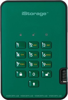 Фото iStorage diskAshur 2 Racing Green 500 GB (IS-DA2-256-500-GN)