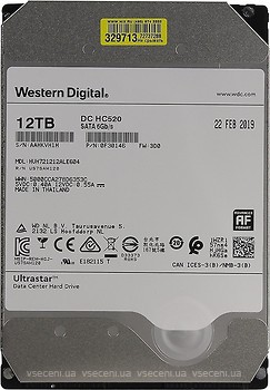 Фото Western Digital Ultrastar DC HE12 12 TB (HUH721212ALE604)