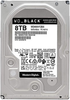 Фото Western Digital Black Performance 8 TB (WD8001FZBX)
