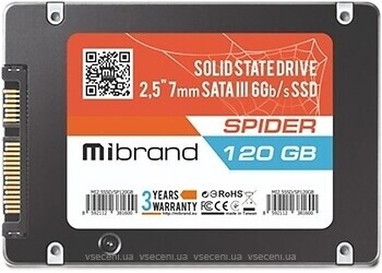 Фото Mibrand Spider 120 GB (MI2.5SSD/SP120GB)