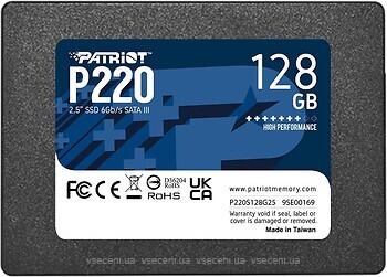 Фото Patriot Memory P220 128 GB (P220S128G25)