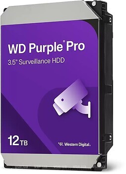 Фото Western Digital Purple Pro Smart Video Hard Drive 12 TB (WD122PURP)