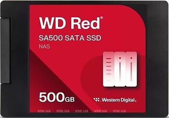 Фото Western Digital Red SA500 SSD 500 GB (WDS400T2R0A-68CKB0)