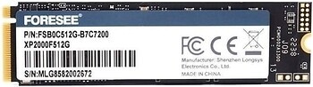 Фото Foresee XP2000 512 GB (FSB0C512G-B7C7200)