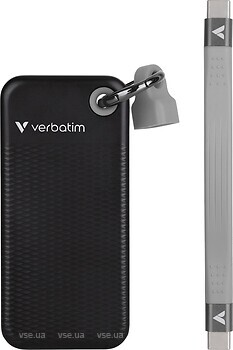 Фото Verbatim Pocket SSD 1 TB Black/Grey (32190)