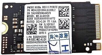 Фото Samsung PM991 512 GB (MZALQ512HALU-000L2)