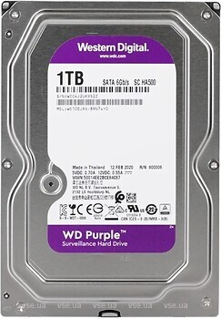 Фото Western Digital Purple Surveillance 1 TB (WD10EJRX)