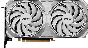 Фото MSI GeForce RTX 4070 Ventus 2X White 12GB 2490MHz (RTX 4070 VENTUS 2X WHITE 12G)