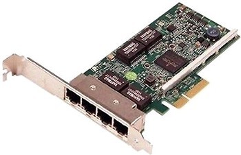 Фото Dell Broadcom 5719 QP 1Gb Network Interface Card, Full Height, Customer Kit (540-BBGX)