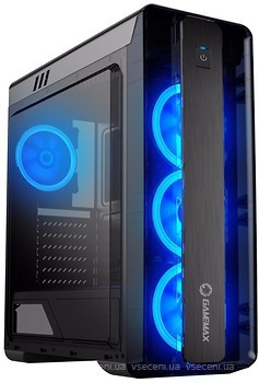 Фото GameMax Moonlight-B-Blue w/o PSU Black