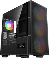 Фото DeepCool Digital Tempered Glass w/o PSU Black (R-CH560-BKAPE4D-G-1)