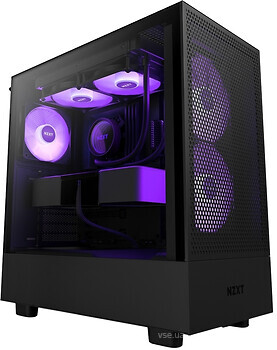 Фото NZXT H5 Flow RGB w/o PSU Black (CC-H51FB-R1)