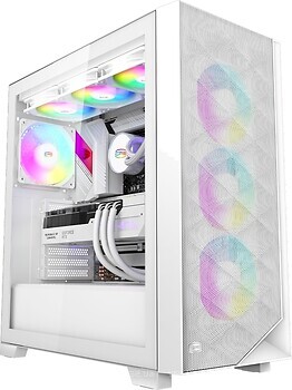 Фото PCcooler C3D510 ARGB Tempered Glass w/o PSU White