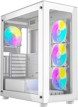 Фото Gembird Fornax X450MAX w/o PSU White (CCC-FC-X450MAX-W)