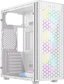 Фото Gembird Fornax 500 w/o PSU White (CCC-FC-500W)