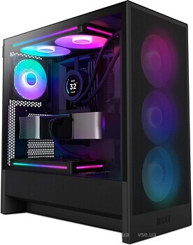Фото NZXT H5 Flow RGB w/o PSU Black (CC-H52FB-R1)