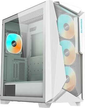 Фото Gigabyte C301 Glass V2 w/o PSU White (GB-C301GW TYPE-C V2)