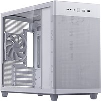 Фото Asus Prime AP201 Tempered Glass w/o PSU White (90DC00G3-B39010)