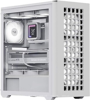 Фото Aerocool D502A-G-WT-V1 w/o PSU White (ACCM-DS02043.21)