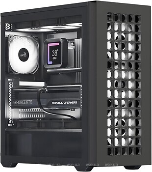 Фото Aerocool D502A-G-BK-V1 w/o PSU Black (ACCM-DS02043.11)