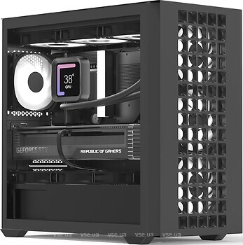 Фото Aerocool D302A-G-BK-V1 w/o PSU Black (ACCS-DS04043.11)