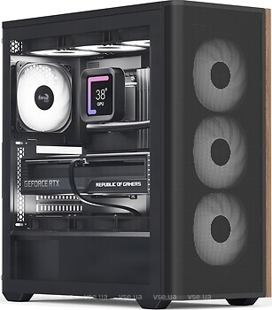 Фото Aerocool D501A-G-BK-V2 w/o PSU Black (ACCM-DS01043.11)