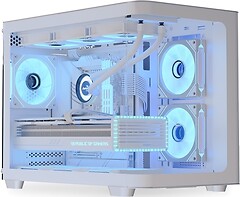 Фото Aerocool P300C-G-WT-V1 w/o PSU White (ACCS-PN02033.21)