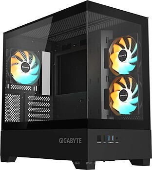 Фото Gigabyte C201 Panoramic w/o PSU Black (GB-C201P)