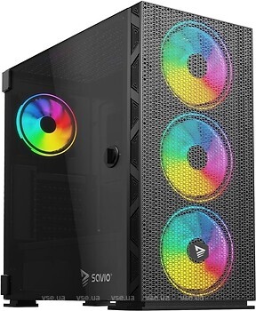 Фото Savio Raptor X1 ARGB w/o PSU Black