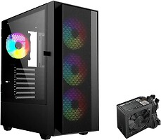 Фото Gembird Fornax 4000 ARGB 600W Black (CCC-FC-4000-600W)