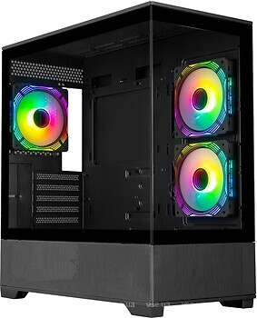 Фото Prologix Axon GM-03AB Glass w/o PSU Black