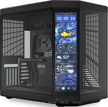 Фото Hyte Y70 Touch Infinite w/o PSU Pitch Black (CS-HYTE-Y70TTI-BB)