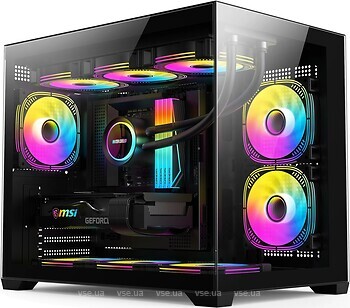 Фото GTL Gaming Abyss w/o PSU Black (GTLN285M)