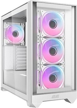 Фото 2E Gaming Dominator Pro G2302W w/o PSU White (2E-G2302W)